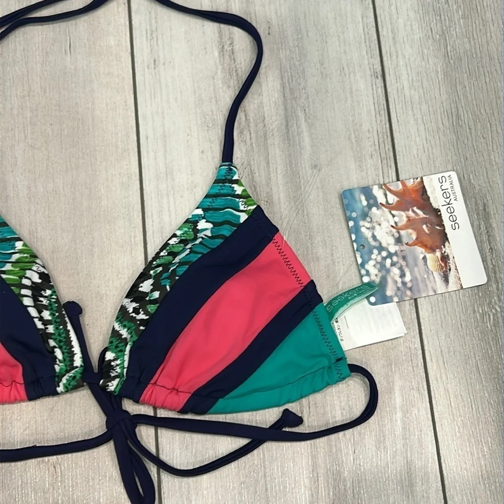 Seekers Australia swim bikini top size 6